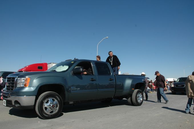 Navajo Vice-President Ben Shelly and wife Martha at Parade