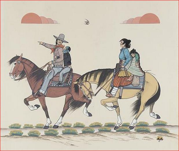 Going to Night Chant - Quincy Tahoma, Diné (Navajo), 1921-1956